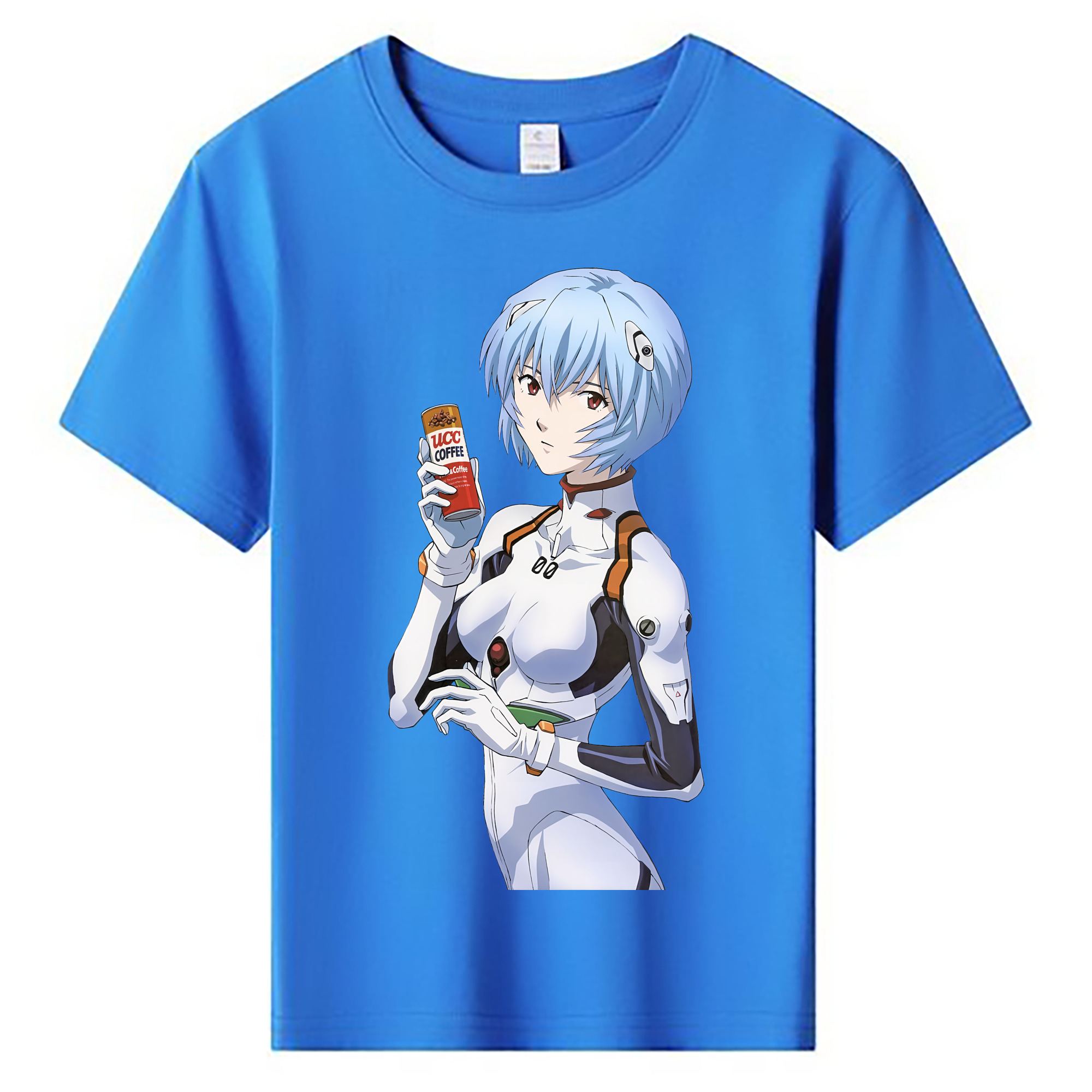 （画像用） EVA 新世紀エヴァンゲリオン 綿100％キッズTシャツ（フロントプリント）